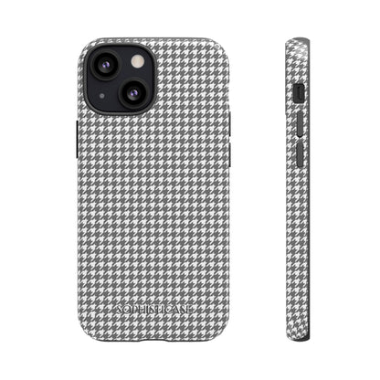 Tough Case - Houndstooth in Grey