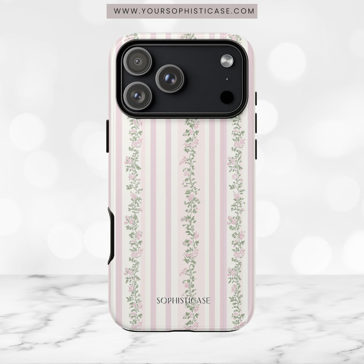 The Sweetest Thing in Coquette Rose Vine - iPhone Case, Samsung Galaxy Case, Google Pixel Case