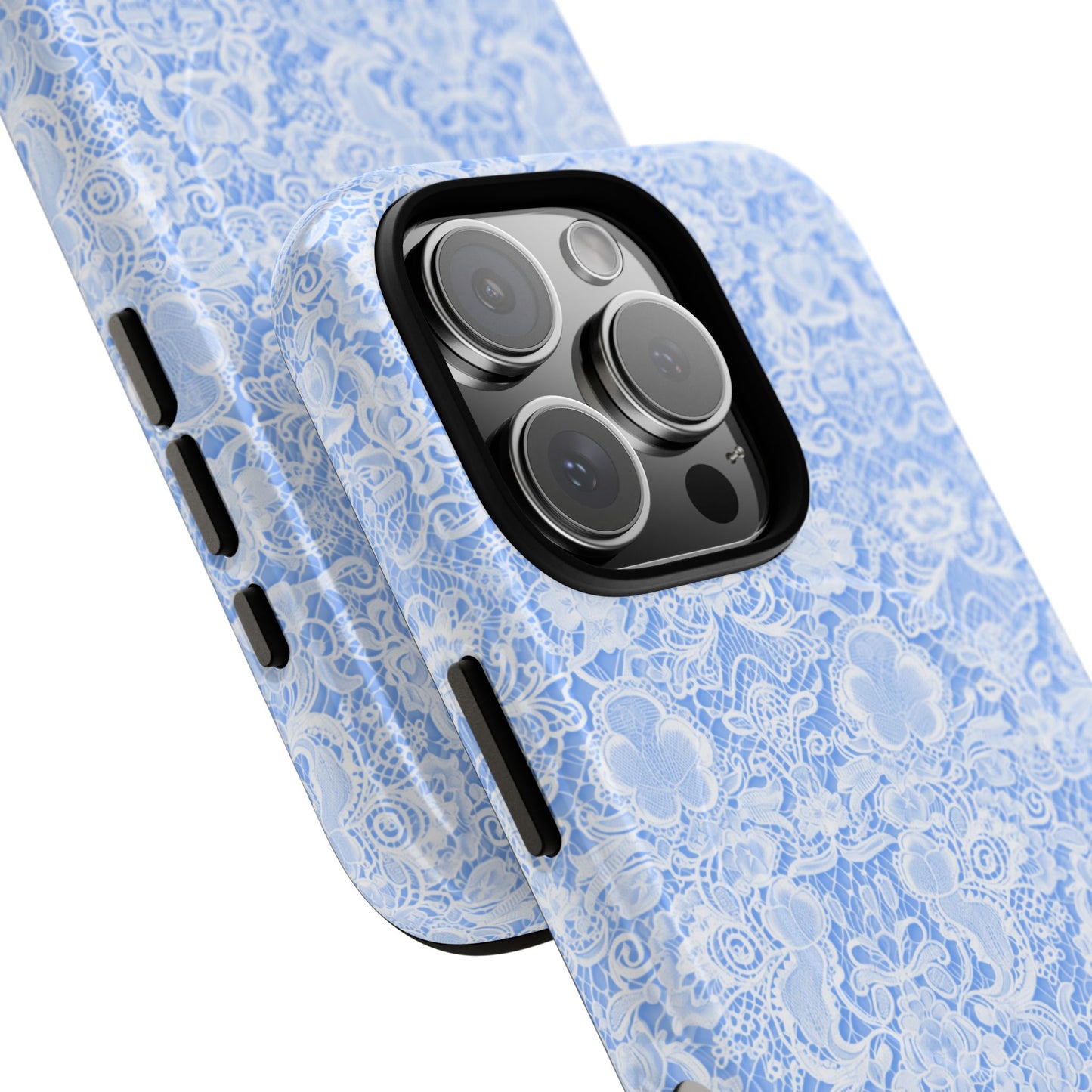 Luxe Lace in Blue - Magsafe Case