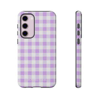 Tough Case - Gingham in Purple