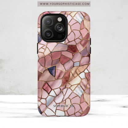 Rose' Runway in Pink Mosaic - Magsafe Case