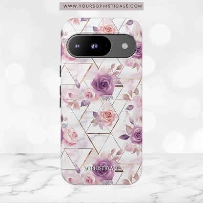 Royal Floral in Rose Royale - Tough Phone Case
