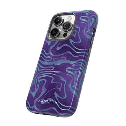 Cosmic Zebra in Blue & Purple - iPhone Case, Samsung Galaxy Case, Google Pixel Case