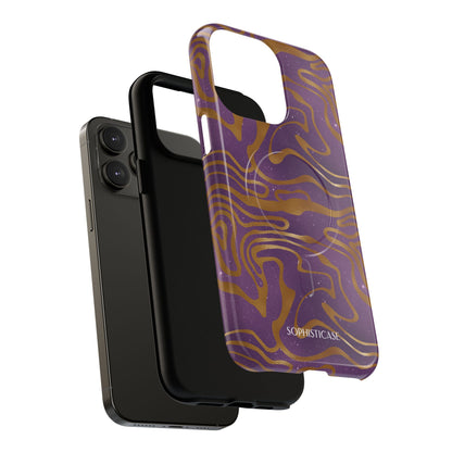 Cosmic Gold in Purple - iPhone Magsafe Case