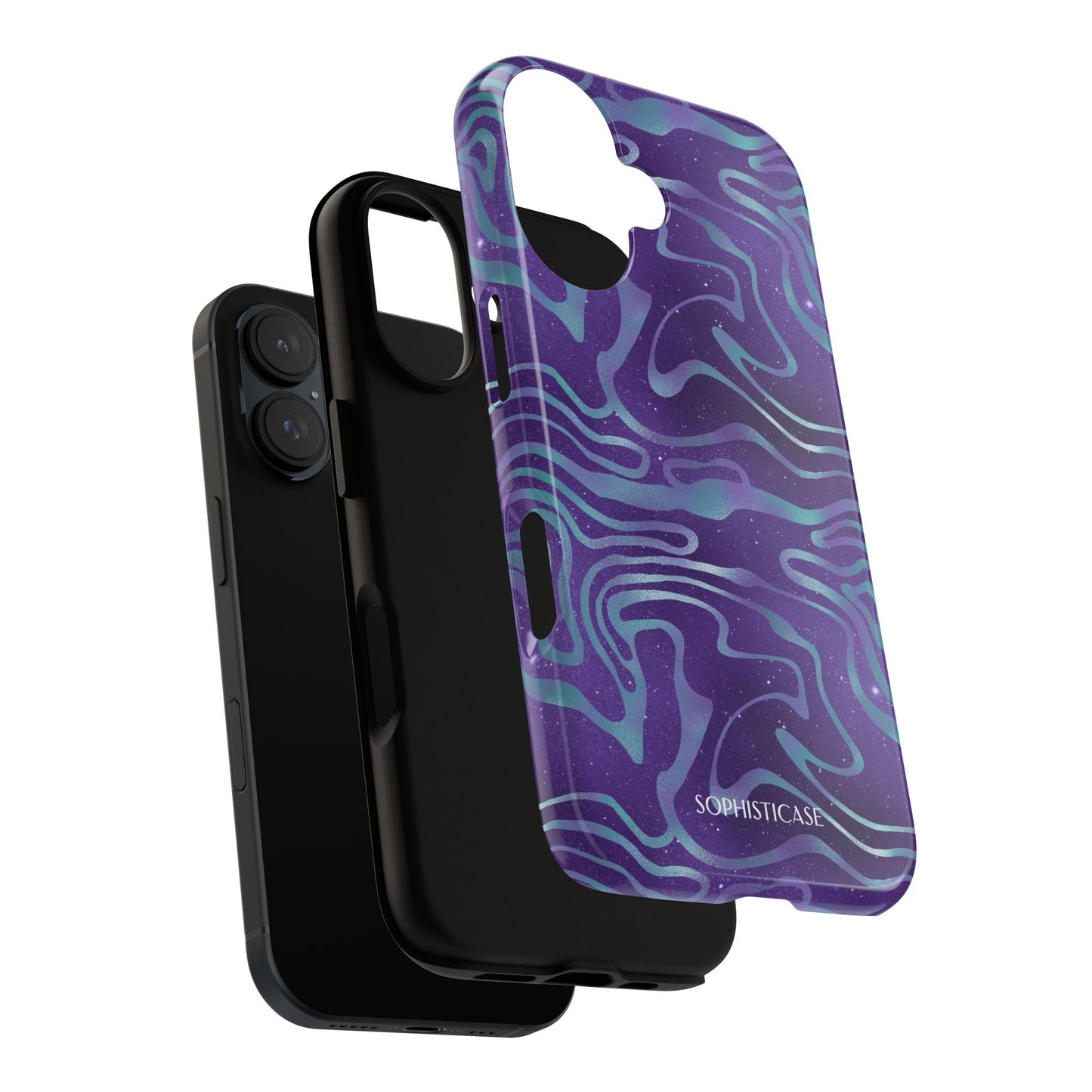 Cosmic Gold in Blue & Purple - iPhone Case, Samsung Galaxy Case, Google Pixel Case