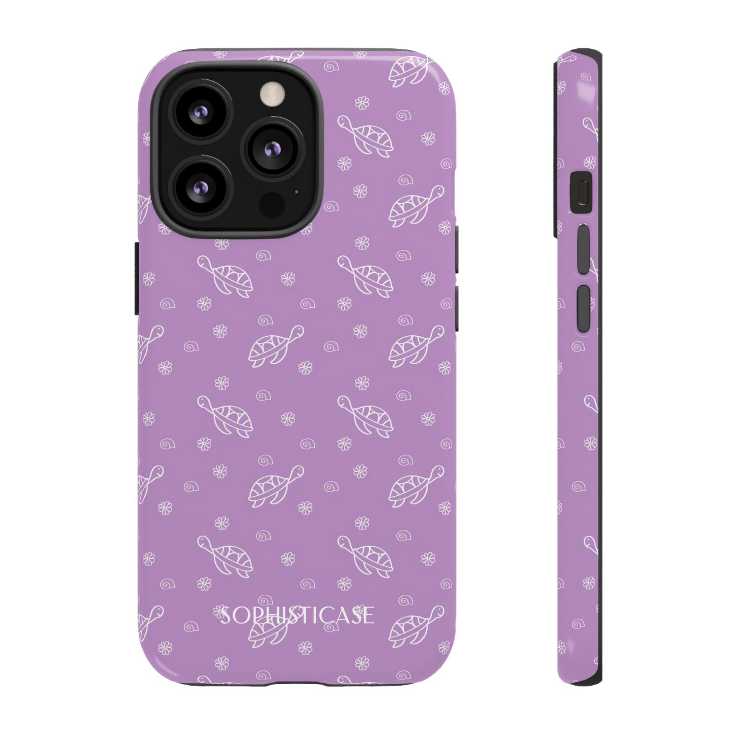 Turtle Island in Purple - Drop Proof iPhone Case