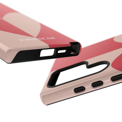 Be Mine in Red and Brown - iPhone Case, Samsung Galaxy Case, Google Pixel Case