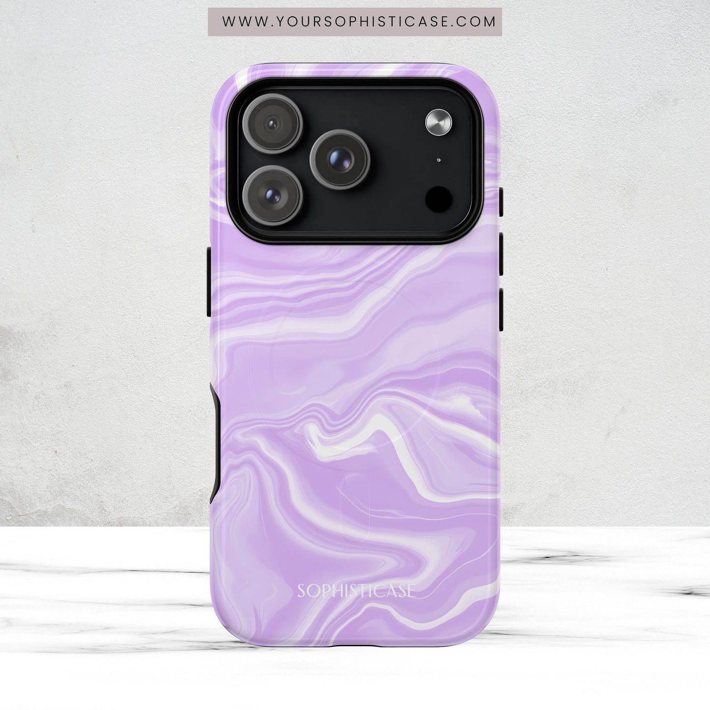 Liquid Dreams in Light Purple - Magsafe Case