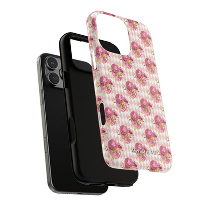 Rose Diamond Romance in Sienna - Magsafe Phone Case