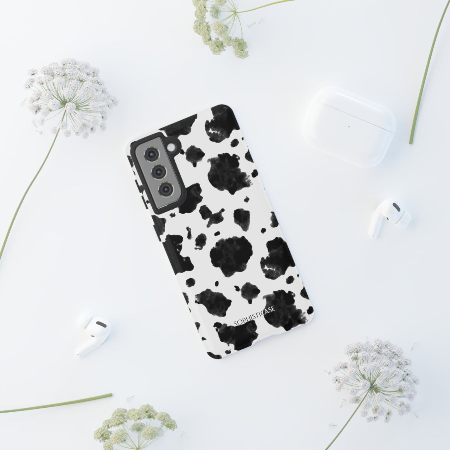 Holy Cow in Black - iPhone Case, Samsung Galaxy Case, Google Pixel Case