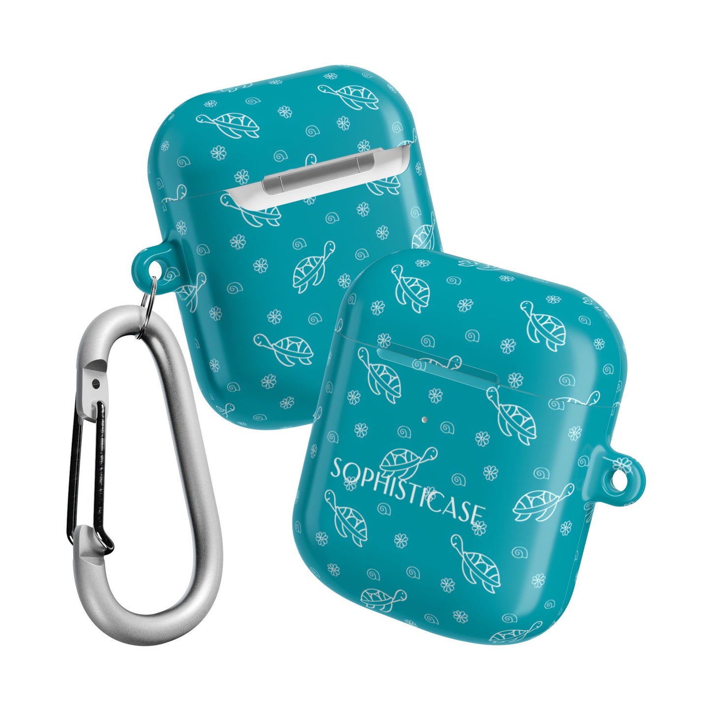AirPod Cases - Turtle Island in Aqua