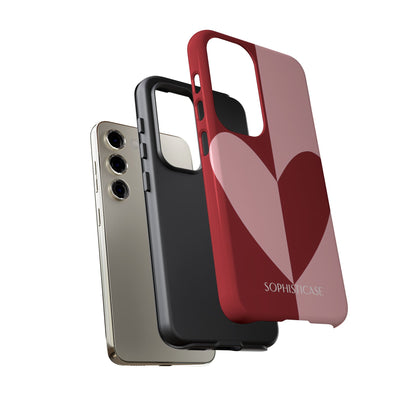 Be Mine in Red and Pink - iPhone Case, Samsung Galaxy Case, Google Pixel Case