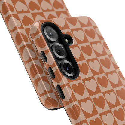 Tough Love in Brown - Tough Phone Case