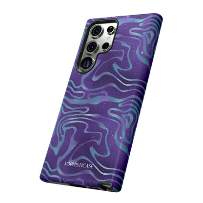 Cosmic Gold in Blue & Purple - iPhone Case, Samsung Galaxy Case, Google Pixel Case