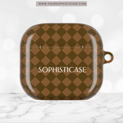 AirPod Cases - Diamond Diva in Brown