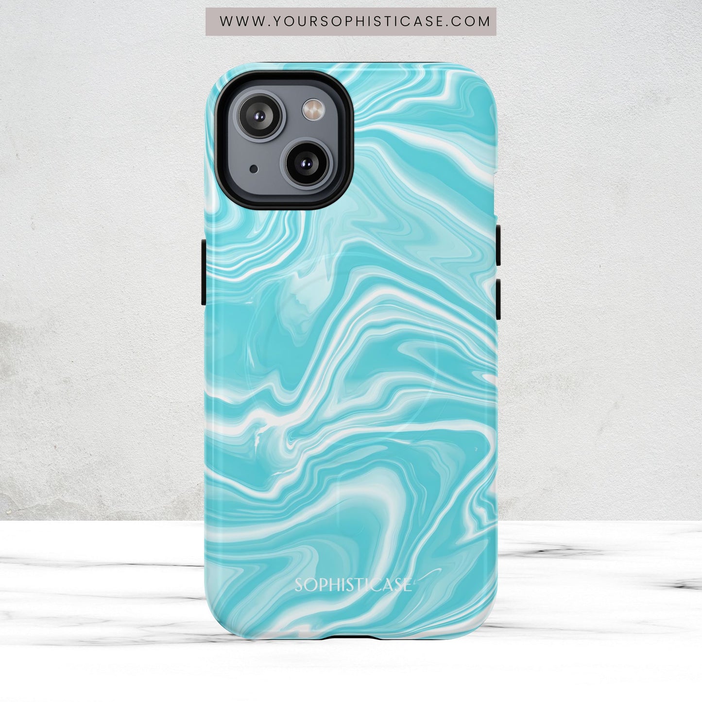 Liquid Dreams in Aqua - Magsafe Case