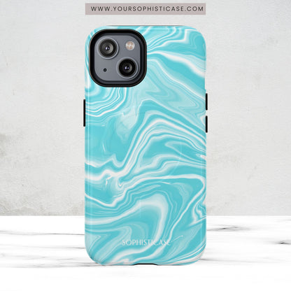 Liquid Dreams in Aqua - Magsafe Case