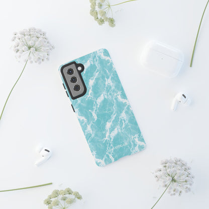 Marble Crush in Aqua - Tough Phone Case
