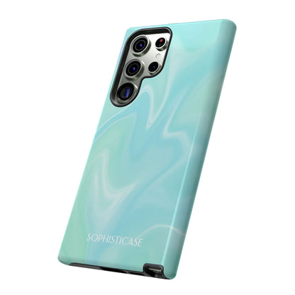 Liquid Magic in Green Haze - Drop Proof Phone Case for Samsung Galaxy