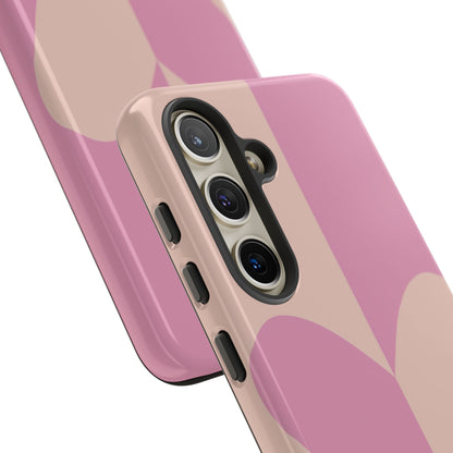 Be Mine in Pink and Brown - iPhone Case, Samsung Galaxy Case, Google Pixel Case