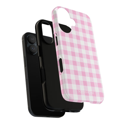 Gingham in Pink - Tough Phone Case