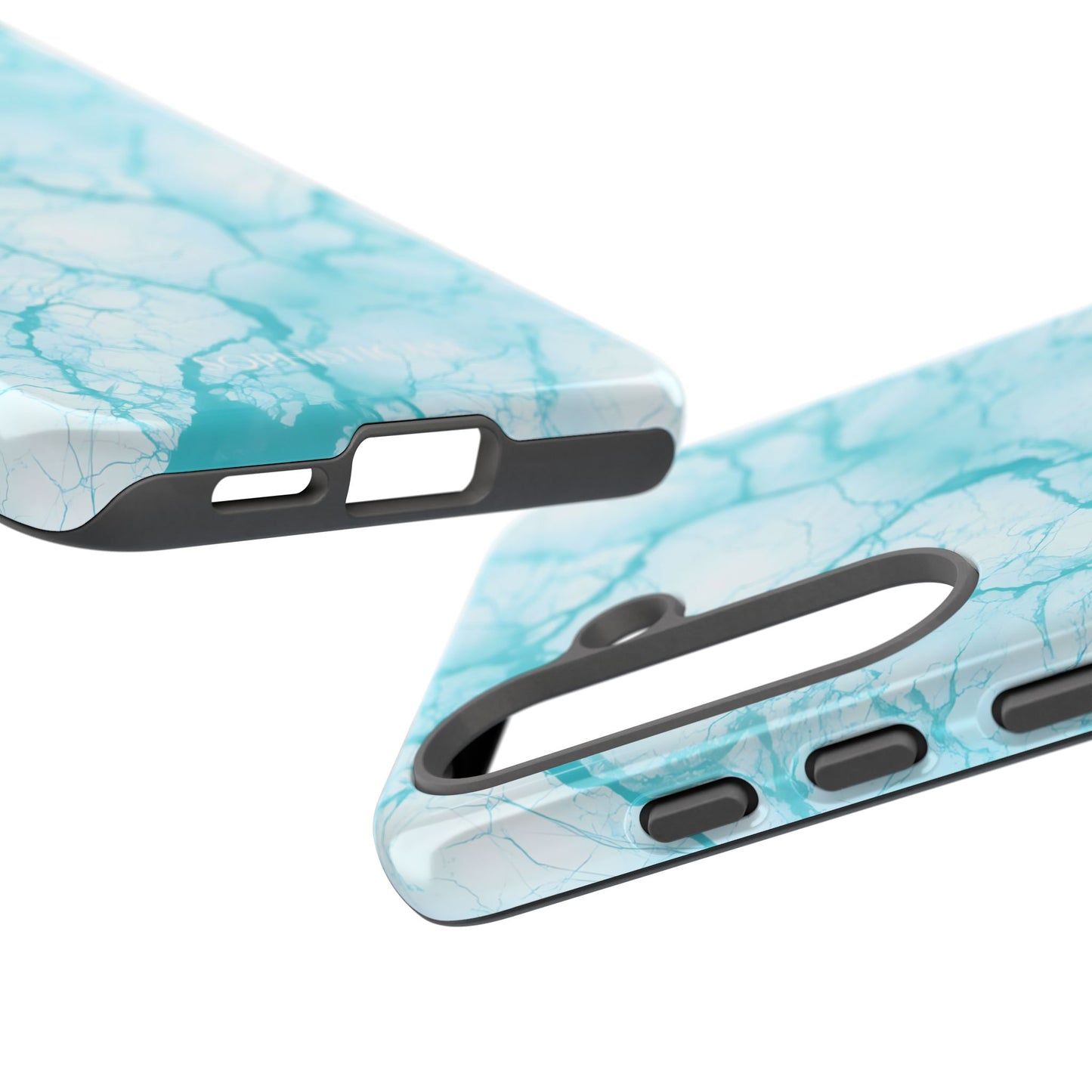 Marble Opulence in Aqua - Tough Phone Case