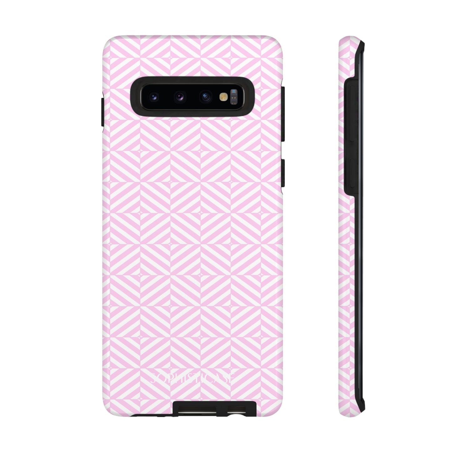 Illusions in Pink - Dual Layer Shockproof Phone Case for iPhone, Google Pixel and Samsung Galaxy