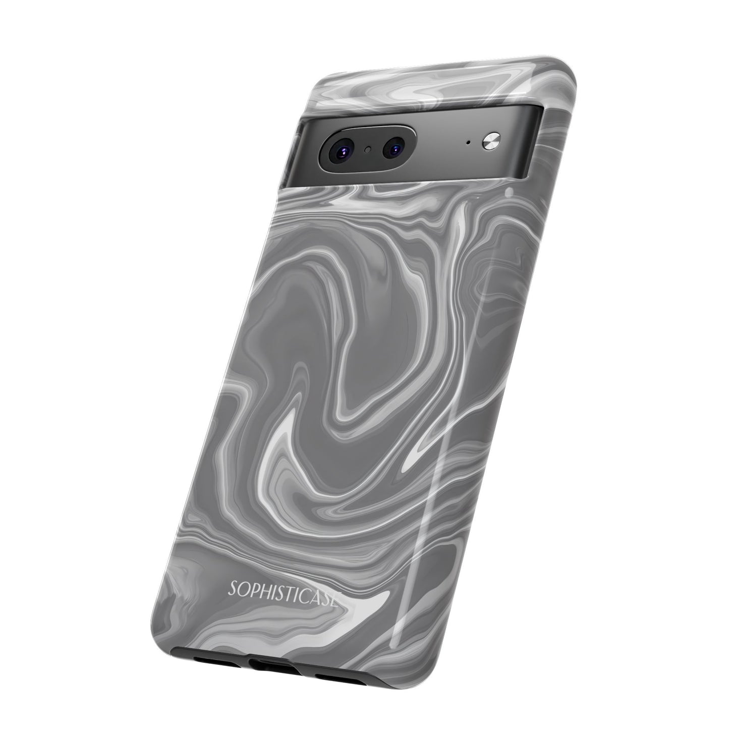 Liquid Dreams in Charcoal - Tough Phone Case