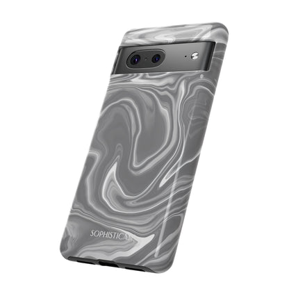 Liquid Dreams in Charcoal - Tough Phone Case