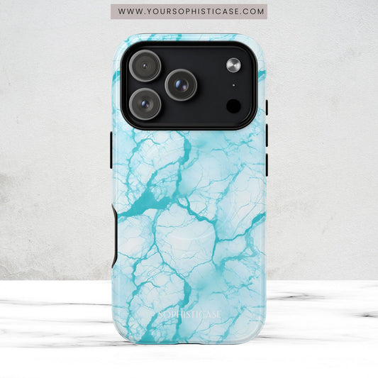 Marble Opulence in Aqua - Magsafe Case