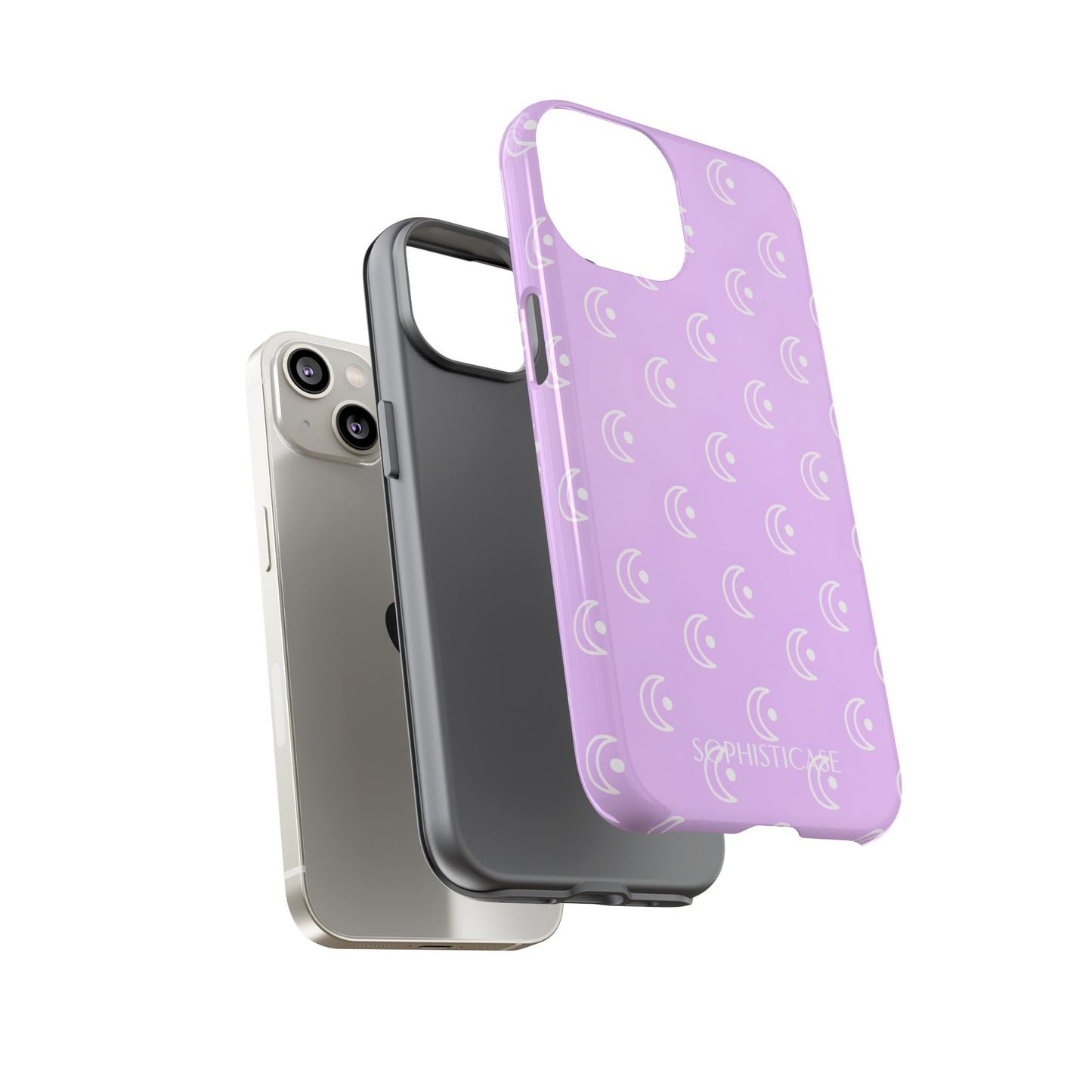 Moon Phase in Purple - Tough Phone Case for iPhone