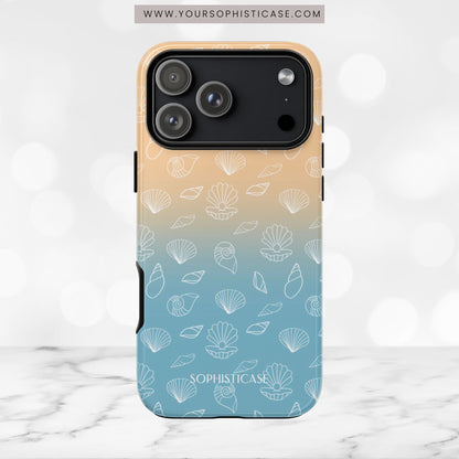 Seashell Society in Sandy Shore - iPhone Case, Samsung Galaxy Case, Google Pixel Case