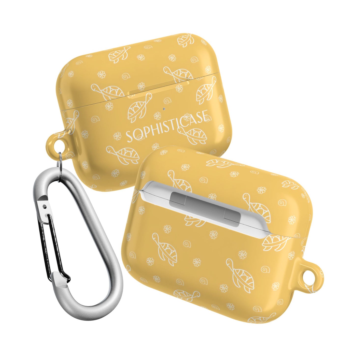 AirPod Cases - Turtle Island in Yellow