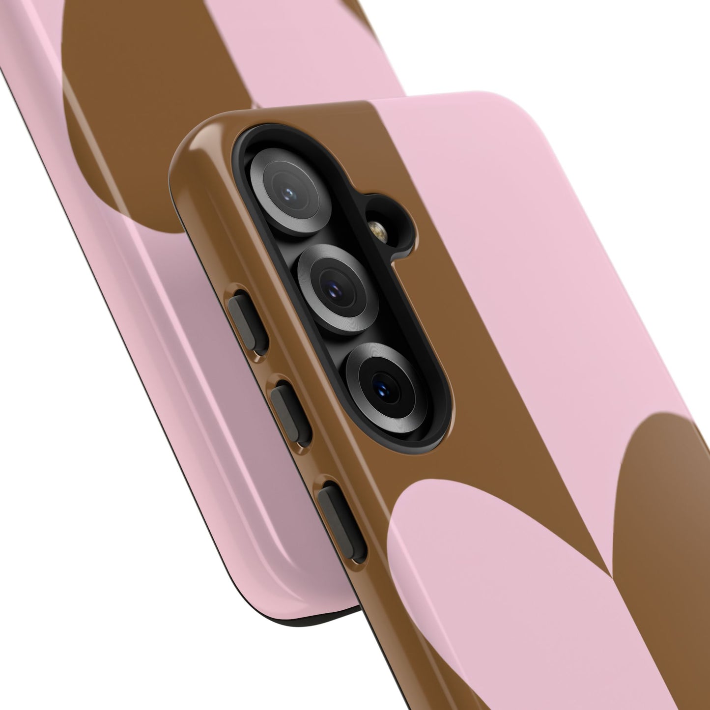 Be Mine in Pink and Brown - iPhone Case, Samsung Galaxy Case, Google Pixel Case