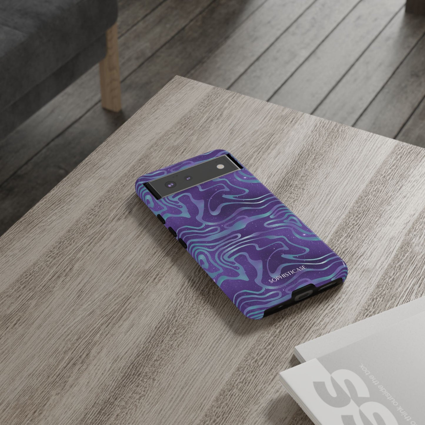 Cosmic Gold in Blue & Purple - iPhone Case, Samsung Galaxy Case, Google Pixel Case