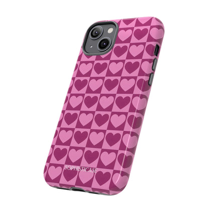 Tough Love in Purple - Tough Phone Case