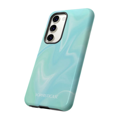 Liquid Magic in Green Haze - Drop Proof Phone Case for Samsung Galaxy