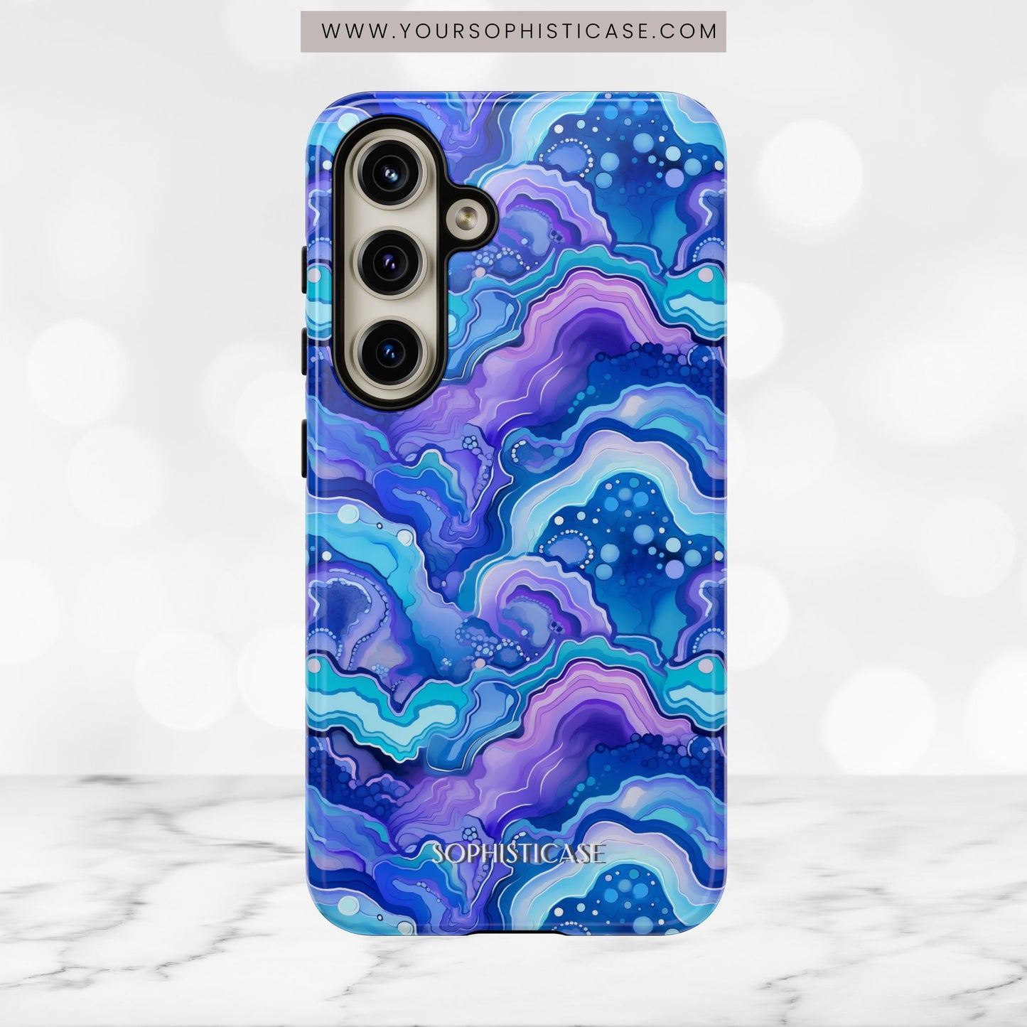 Nightstone in Lapis Wave - iPhone Case, Samsung Galaxy Case, Google Pixel Case