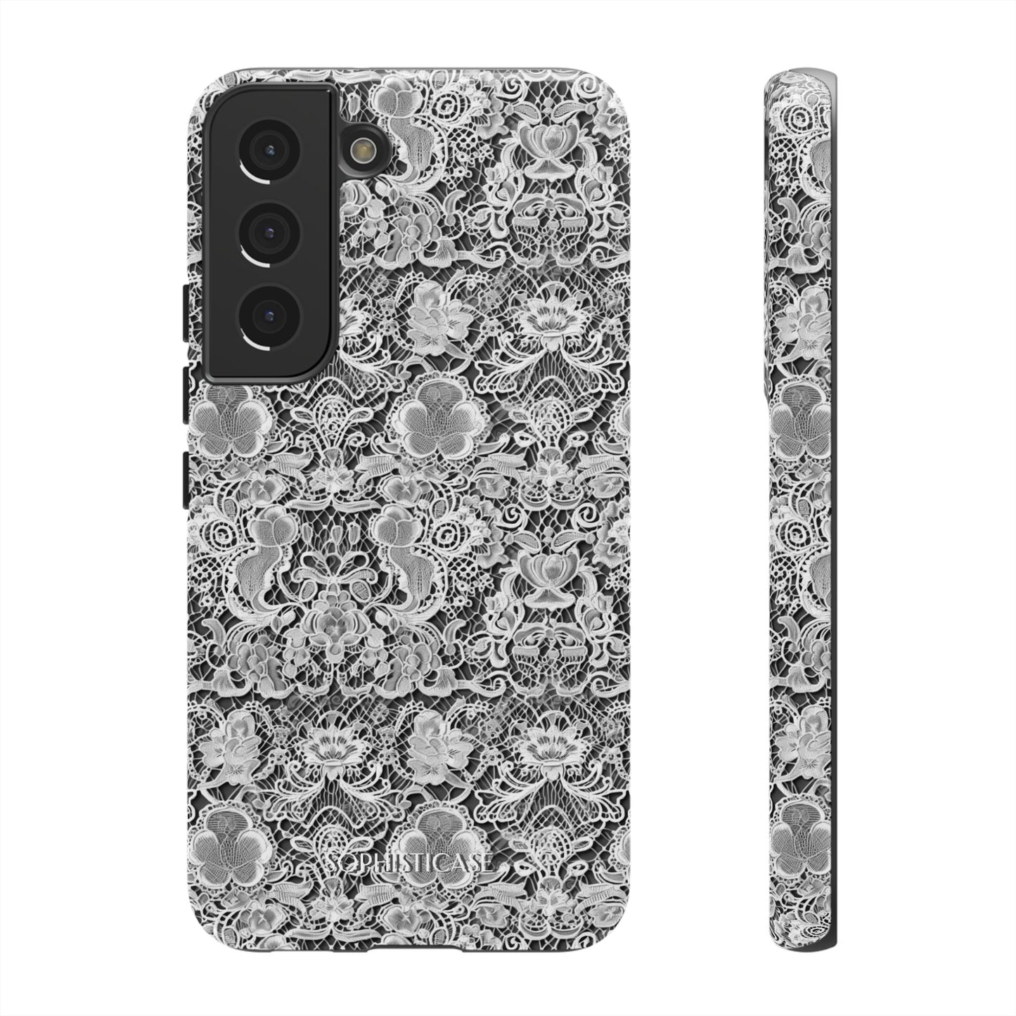 Luxe Lace in Black - iPhone Case, Samsung Galaxy Case, Google Pixel Case