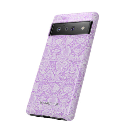 Luxe Lace in Purple - Tough Phone Case