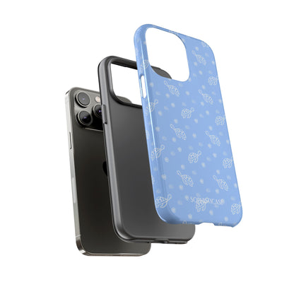 Turtle Island in Blue - iPhone Case