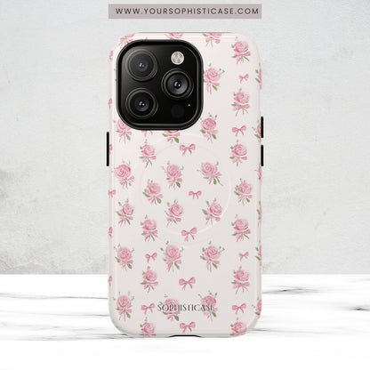 The Sweetest Thing in Coquette Roses and Bows - iPhone Magsafe Case