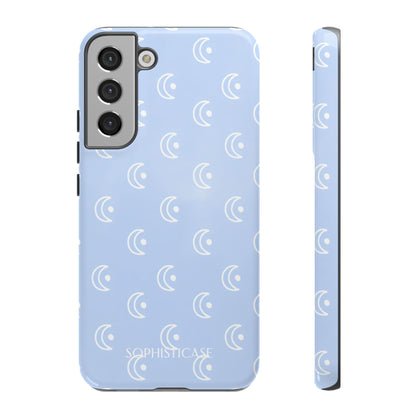 Moon Phase in Baby Blue - Tough Phone Case for Samsung Galaxy