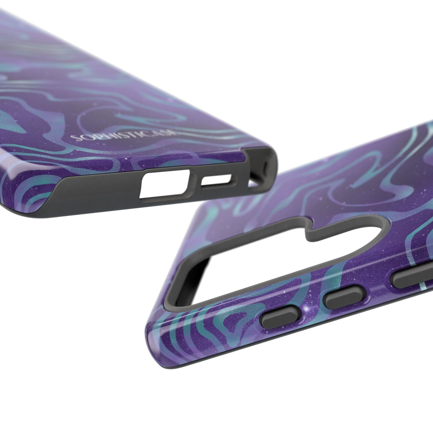 Cosmic Zebra in Blue & Purple - iPhone Case, Samsung Galaxy Case, Google Pixel Case