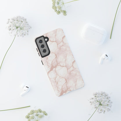 Marble Opulence in Neutral Beige - Tough Phone Case