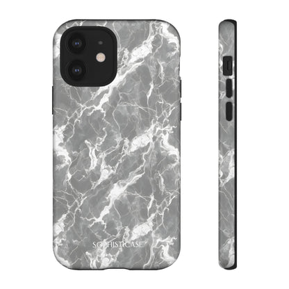 Marble Crush in Charcoal Grey - Tough Phone Case