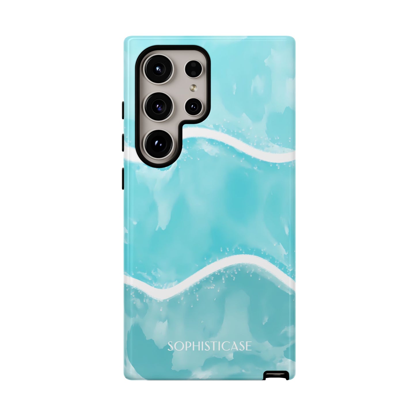 Serenity in Aqua - Drop Proof Phone Case for Samsung Galaxy