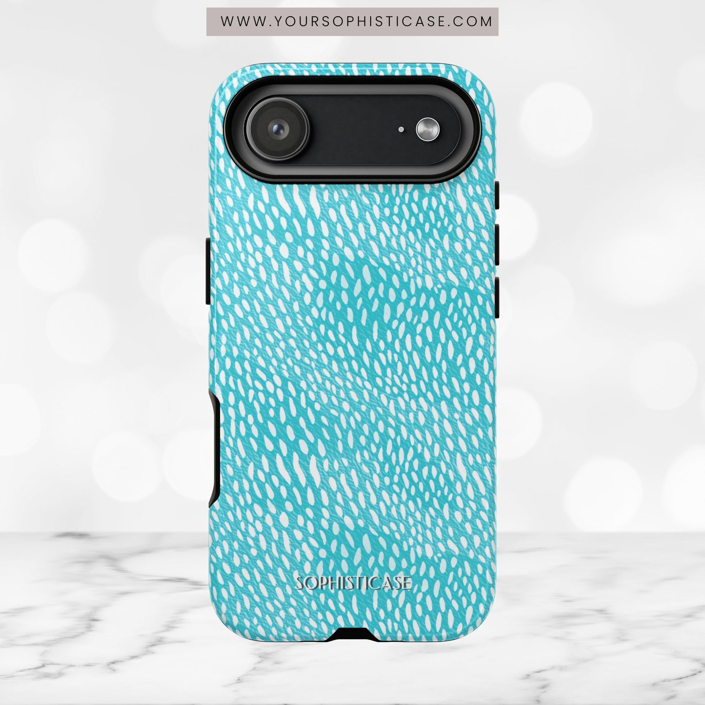 Oh Deer! in Aqua - Tough Phone Case
