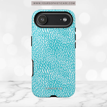 Oh Deer! in Aqua - Tough Phone Case