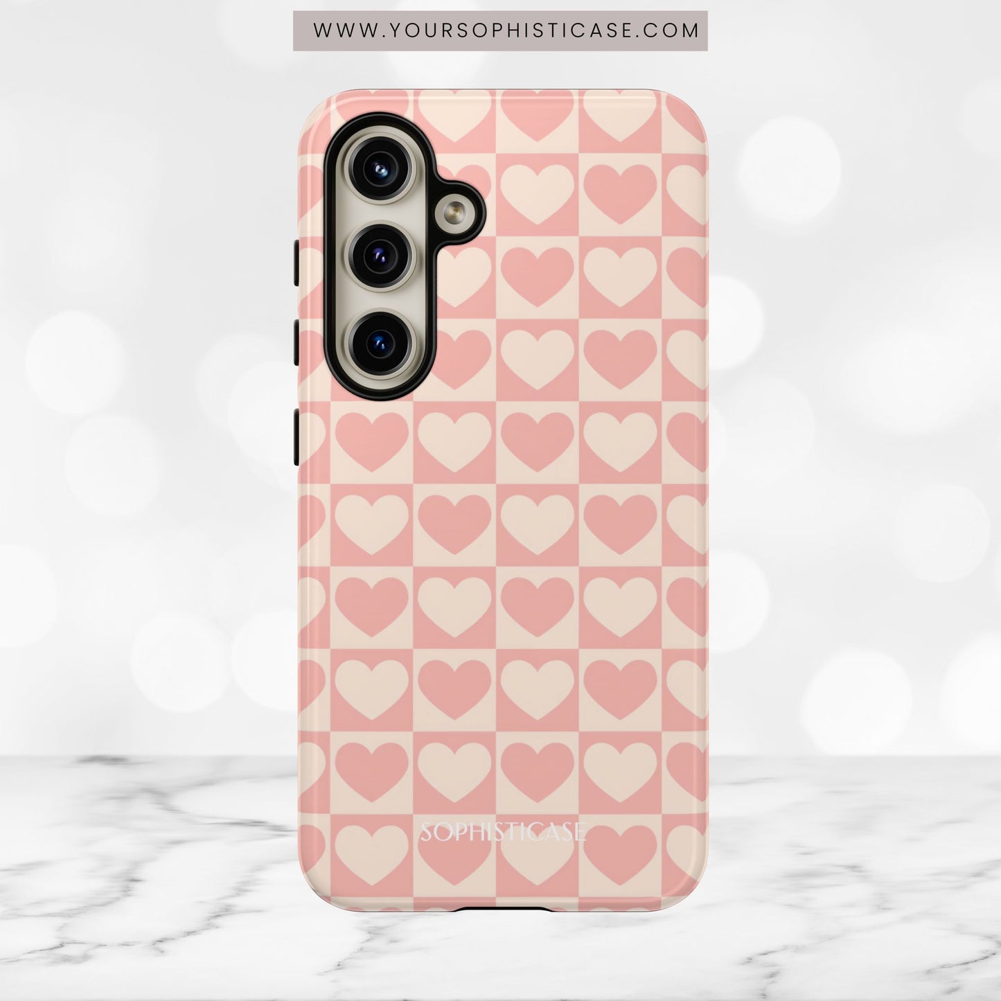 Tough Love in Pink - Tough Phone Case